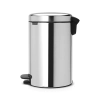 Кош за смет с педал и метална кофа Brabantia NewIcon Brilliant Steel, 12 л thumbnail