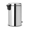 Кош за смет с педал и метална кофа Brabantia NewIcon Brilliant Steel, 12 л thumbnail