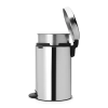 Кош за смет с педал и метална кофа Brabantia NewIcon Brilliant Steel, 12 л thumbnail