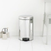 Кош за смет с педал и метална кофа Brabantia NewIcon Brilliant Steel, 12 л thumbnail