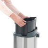 Кош за смет Brabantia Touch Bin New Matt Steel Fingerprint Proof, 40 л thumbnail