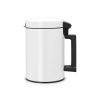 Стенен кош за смет Brabantia NewIcon White, 3 л thumbnail