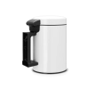 Стенен кош за смет Brabantia NewIcon White, 3 л thumbnail