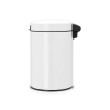 Стенен кош за смет Brabantia NewIcon White, 3 л thumbnail