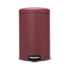 Кош за смет с педал Brabantia NewIcon Mineral Windsor Red, 20 л thumbnail