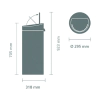 Кош за смет Brabantia Touch Bin New Daisy Yellow, 30 л thumbnail