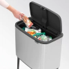 Кош за смет Brabantia Bo Touch Matt Steel Fingerprint Proof, 36 л thumbnail