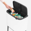 Кош за смет Brabantia Bo Touch White, 11 + 23 л thumbnail