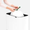 Кош за смет Brabantia Bo Touch White, 11 + 23 л thumbnail