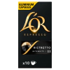 Алуминиеви кафе капсули за Nespresso L'OR Ristretto 10 x 5,2 г thumbnail