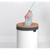 Кош за пране с корков капак Brabantia White, 35 л thumbnail