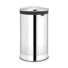 Кош за пране с метален капак Brabantia Brilliant Steel, 60 л thumbnail