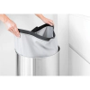 Кош за пране с метален капак Brabantia Brilliant Steel, 60 л thumbnail
