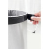 Кош за пране с метален капак Brabantia Brilliant Steel, 60 л thumbnail