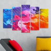 Декоративeн панел за стена с абстрактна живопис в свежи цветове Vivid Home thumbnail