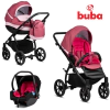 Бебешка количка Buba Zaza 3в1 - 336 Berry thumbnail