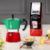 Кафеварка Bialetti Moka Express Tricolore 6 чаши thumbnail