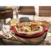 Керамична плоча за пица Emile Henry Smooth Pizza Stone 36,5 см - цвят червен thumbnail