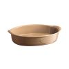 Керамична тава Emile Henry Oval Oven Dish 35х22,5 см - цвят капучино thumbnail