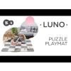 Мек пъзел с форми KinderKraft LUNO SHAPES, жълт thumbnail