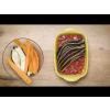 Керамична тава Emile Henry Small Rectangular Oven Dish- 30 х 19 см, синьо-зеленa thumbnail