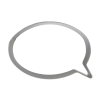 Форма за сладки Kaiser Speech Bubble - 7 см thumbnail