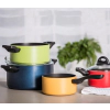 Тенджера с незалепващо покритие Kelomat Rustica Plus Induktion Blue, 5.8 л - 24 см thumbnail