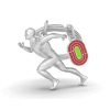 Ключодържател Troika Metalmorphose Runner Athlete thumbnail