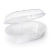 Комплект от 2 броя ортодонтични залъгалки Philips AVENT SCF091/09 Ultra Soft в кутия за стерилизиране, 0-6 м thumbnail