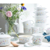 Чайник със свирка от масивен емайл Riess Country Flora - 2 л thumbnail