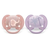 Комплект от 2 броя ортодонтични залъгалки Philips AVENT SCF091/09 Ultra Soft в кутия за стерилизиране, 0-6 м thumbnail