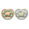 Комплект от 2 броя ортодонтични залъгалки Philips AVENT Ultra Air, SCF085/60, 6-18 м thumbnail