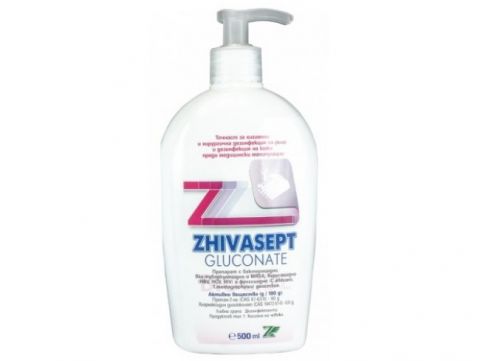 Дезинфектант глюконат Zhivasept, готов за употреба