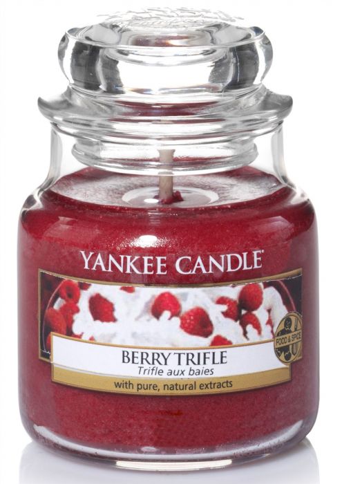 Ароматна свещ в малък буркан Yankee Candle Berry Trifle
