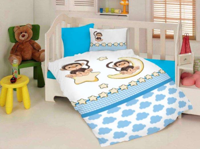 Бебешки спален комплект от 3 части PNG “Маймунка”