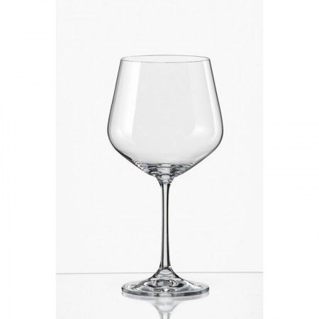 Kомплект 6 бр. чаши от кристалин за вино/вода Bohemia Crystalex Siesta 540 мл