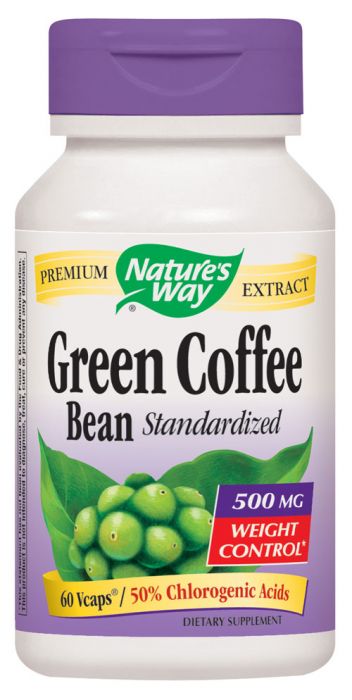 Зелено кафе на зърна Nature's Way 500 мг, 60 капсули