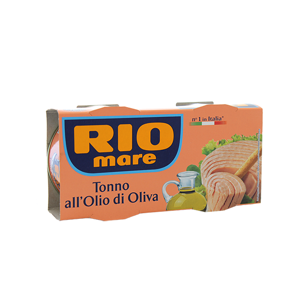 Филе риба тон в маслиново масло Rio Mare, 2x160 г