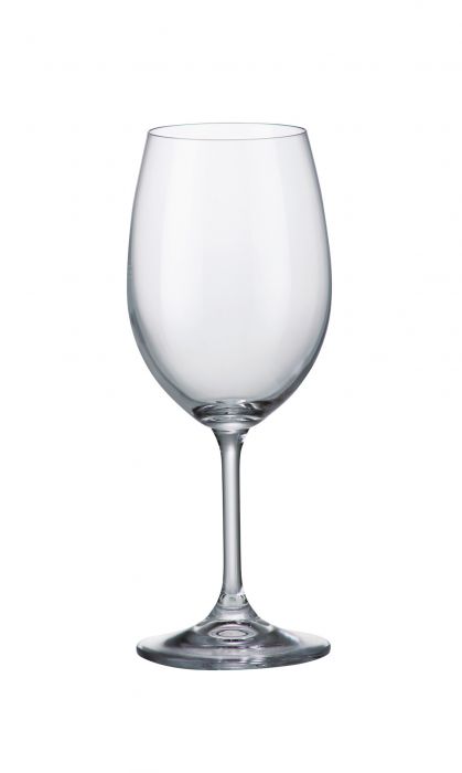 Комплект от 6 бр. чаши от кристалин за вино Bohemia Crystalite Klara 350 мл