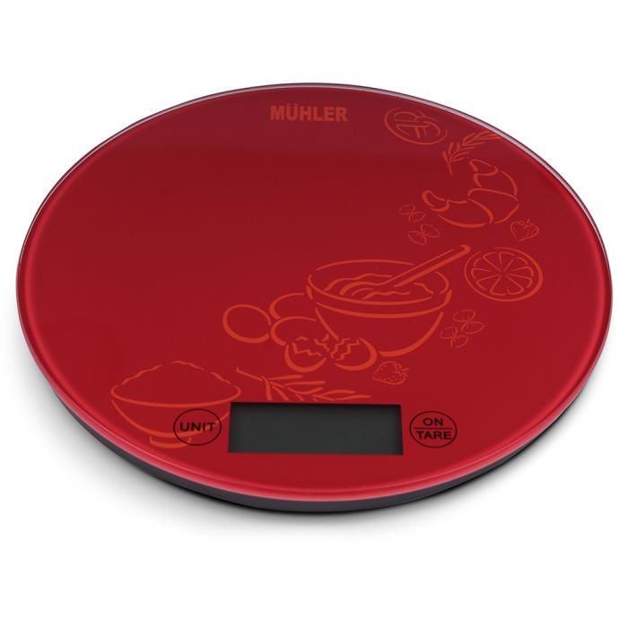 Кухненска везна Muhler KSC-2026R, червен