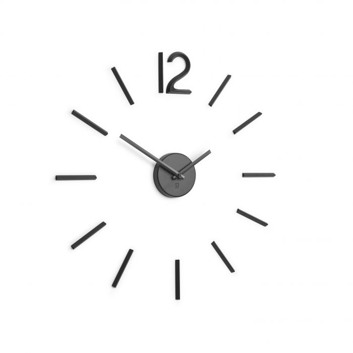Стенен часовник Umbra Blink, цвят черен