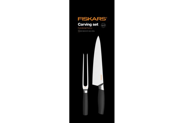 Комплект за рязане и сервиране Fiskars Functional Form - нож и вилица