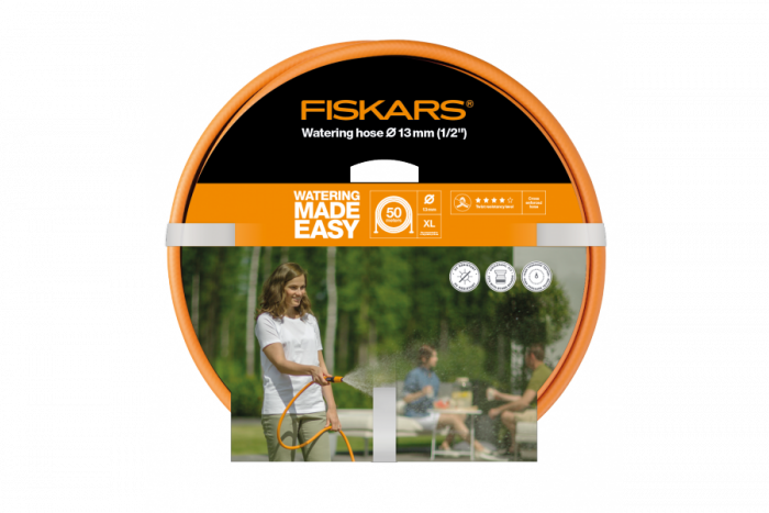 Градински маркуч Fiskars 1023650, 1/2" 50м Q4