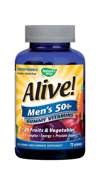 Алайв желирани мултивитамини за мъже 50+ Nature's Way 94 мг х 75 таблетки