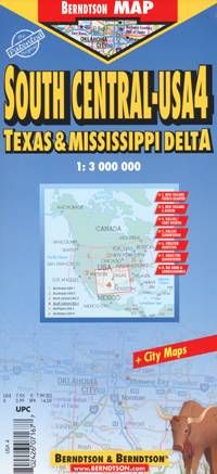 South Central- USA4 Texas& Mississippi Delta/ 1:3 000 000+City Maps