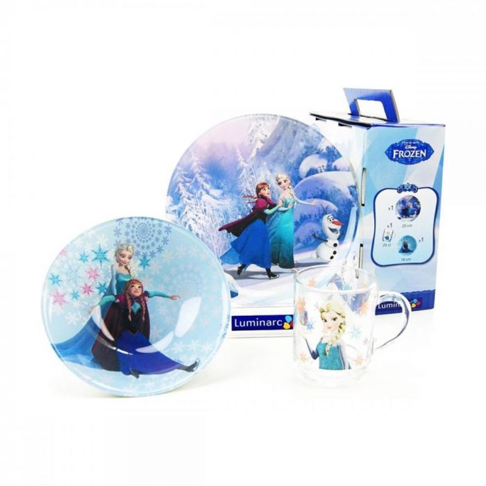 Детски комплект за хранене от 3 части Luminarc Disney Frozen
