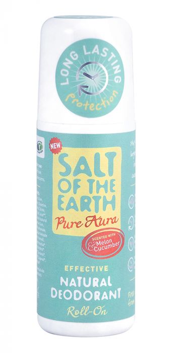 Натурален рол-он дезодорант Salt of the Earth Pure Aura 'Пъпеш' 75 мл