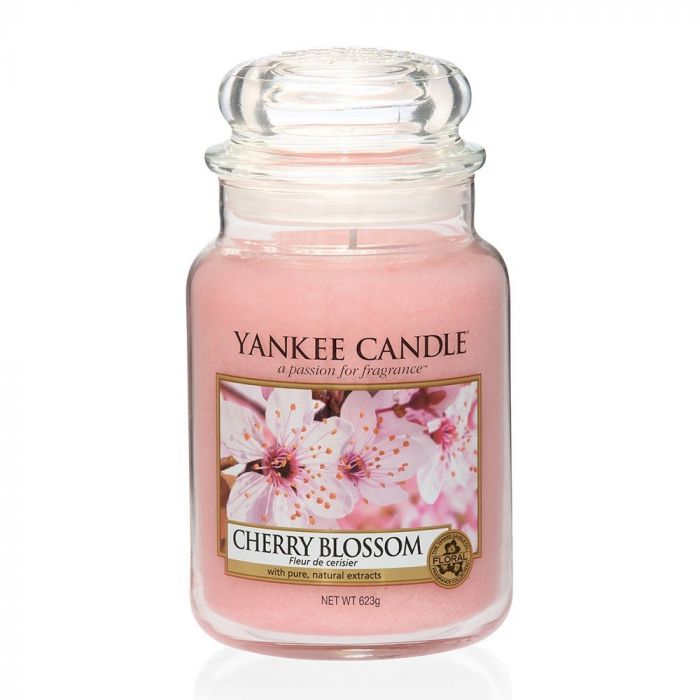 Ароматна свещ в голям буркан Yankee Candle Large Jar Cherry Blossom 