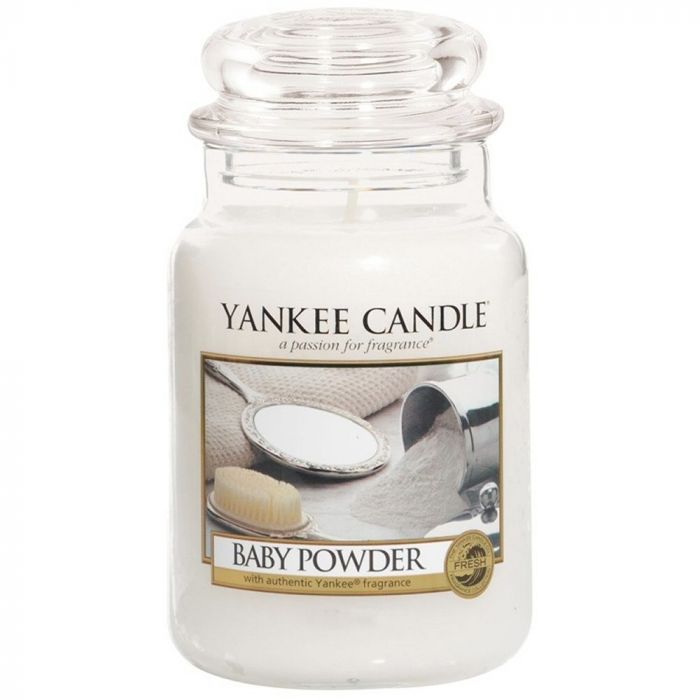 Ароматна свещ в голям буркан Yankee Candle Large Jar Baby Powder