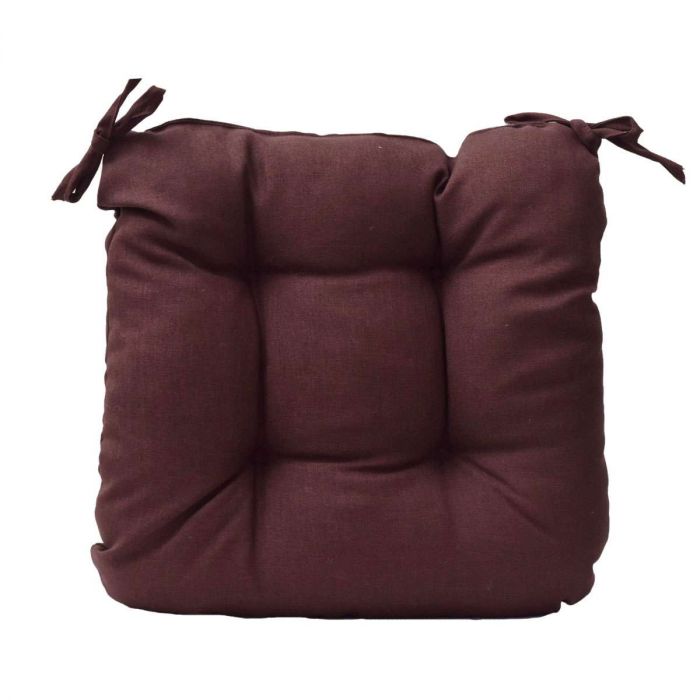 Възглавница за стол PNG “Тринити”, цвят кафяв